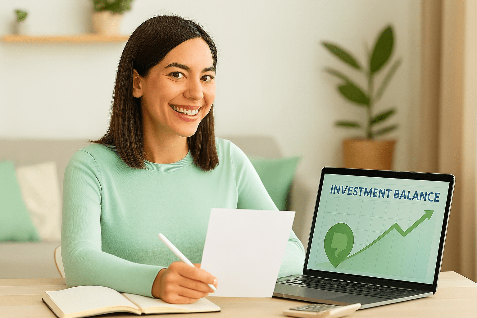 Smiling Individual Who Is Out Of Debt