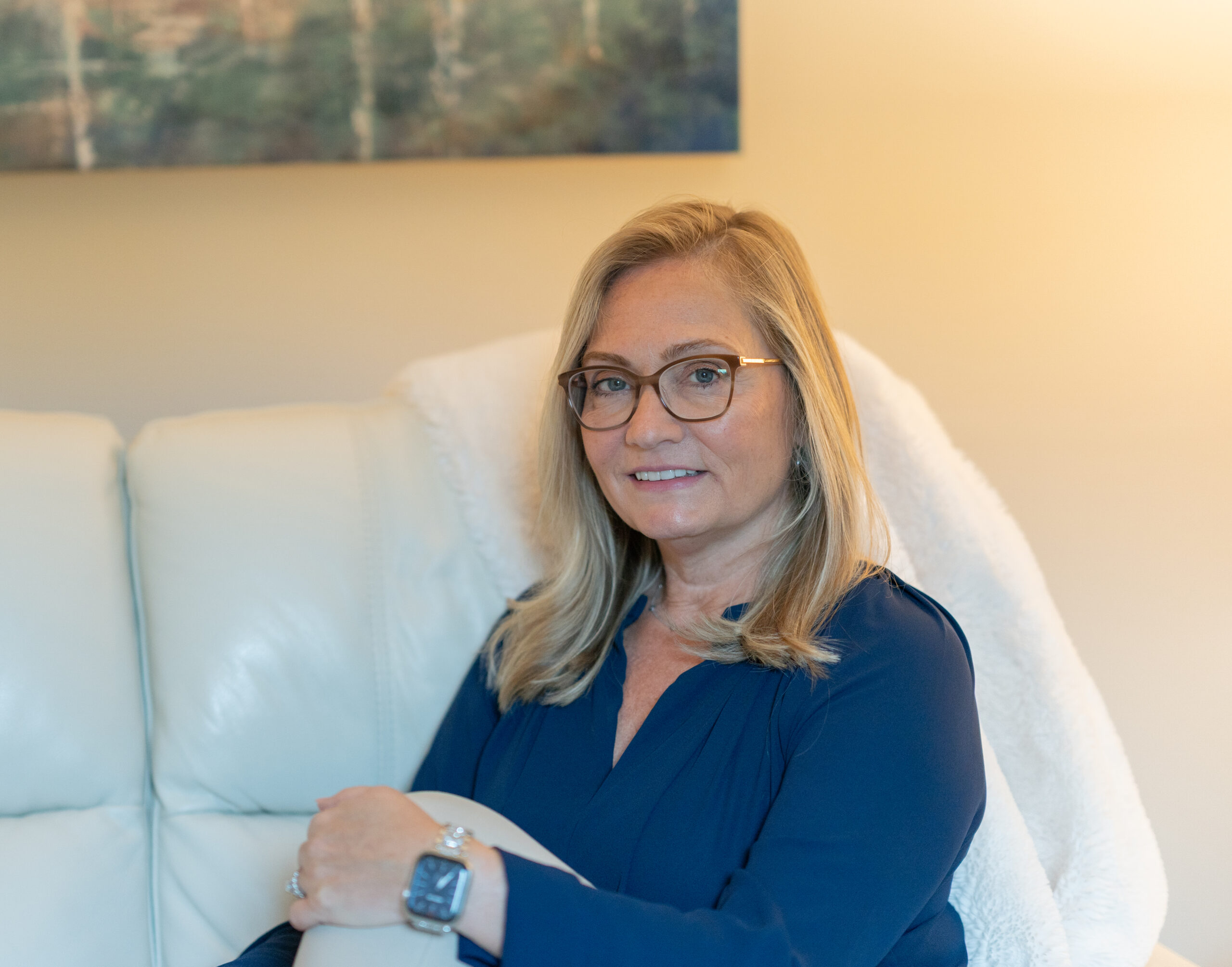 Theresa Disbrow relaxing