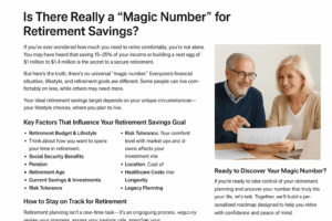 Is There Really a Magic Number for Retirement Saving